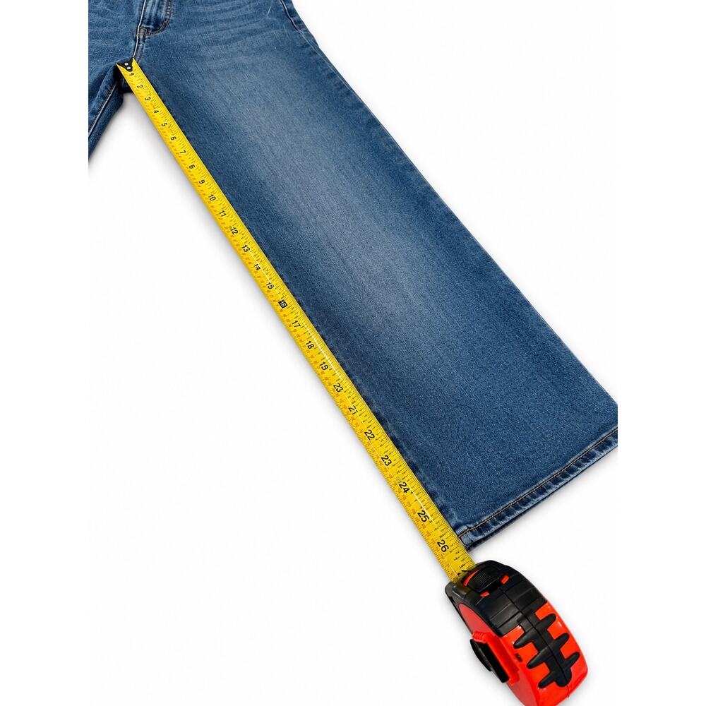 KUT from the Kloth Charlotte Wide Leg Ankle Jeans Size 0 High Rise Medium Wash - Picture 8 of 11
